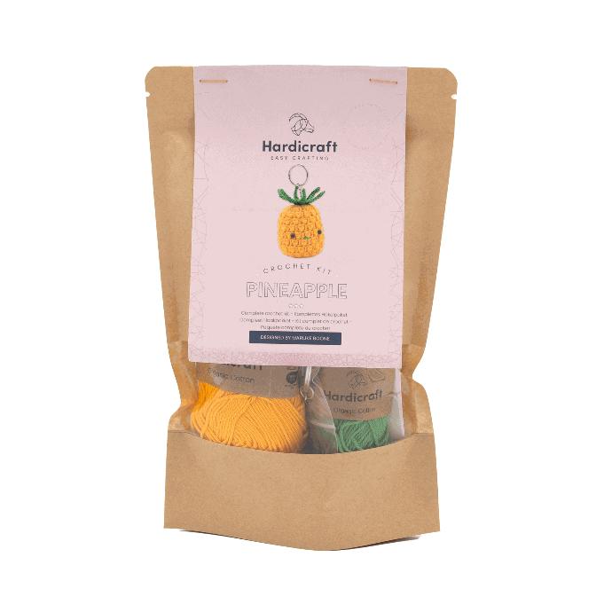 Pineapple Crochet Kit - DIY Amigurumi Pineapple | Hardicraft